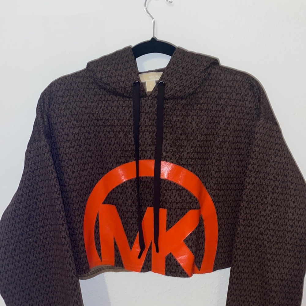 Michael Kors cropped hoodie